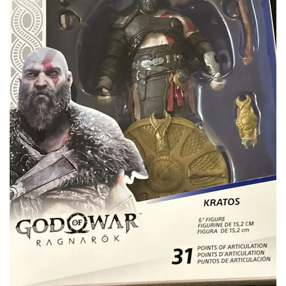 Kratos God of War Ragnarok Figure Sony PlayStation New & Factory Sealed